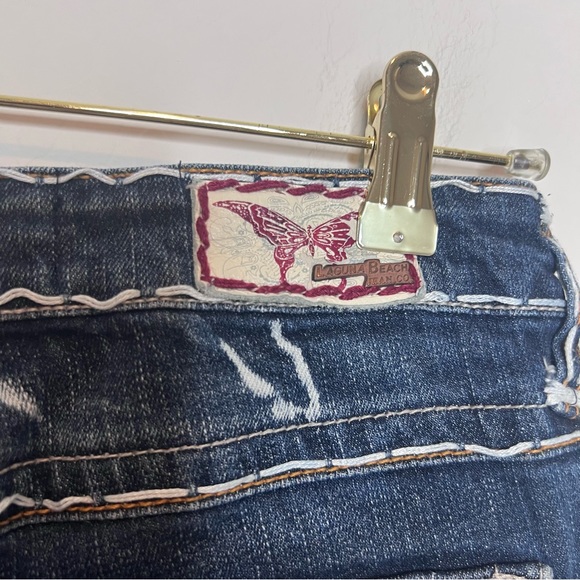 vtg LAGUNA BEACH Embellished Bootcut Jeans. Size 28 - Picture 7 of 10